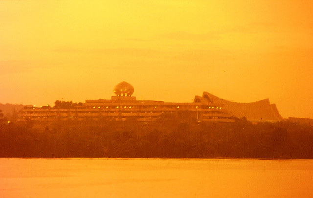 Istana Nurul Iman at dawn